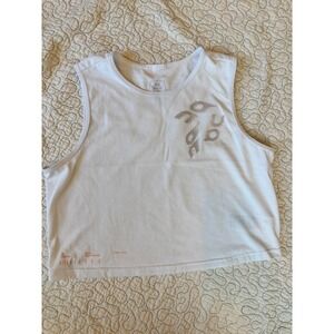 On Running On Run Tank Womens Medium White Sleeveless Tank Top NWOT‎